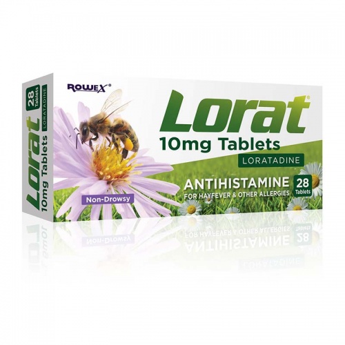 Lorat 10mg Loratadine 28 Tablets